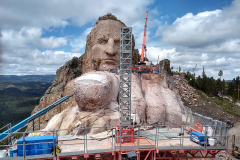 Working on the Crazy Horse Memorial Working on the Crazy Horse Memorial