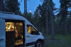 Moon rising at a camping spot in the Black Hills National Forest, listening to the elk bugling Moon rising at a camping spot in the Black Hills National Forest, listening to the elk bugling