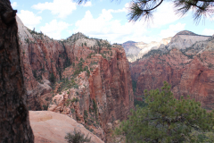 The view of Zion Canyon from Angels Landing