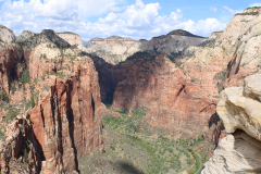 The view of Zion Canyon from Angels Landing